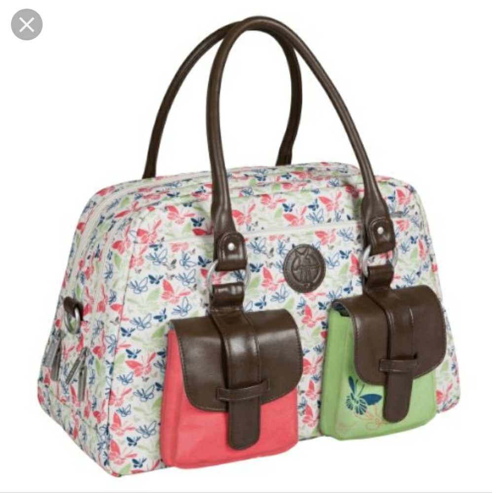 NWT Lassig Vintage Metro diaper bag